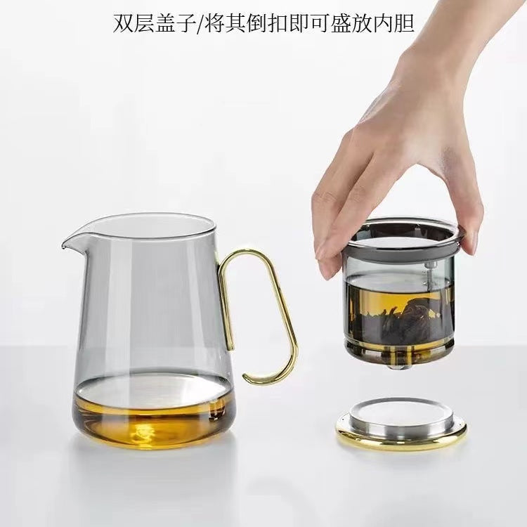 PureBrew™ Magnetic Glass Tea Set