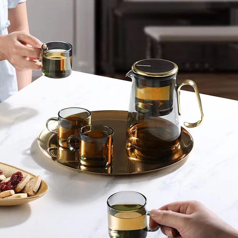PureBrew™ Magnetic Glass Tea Set