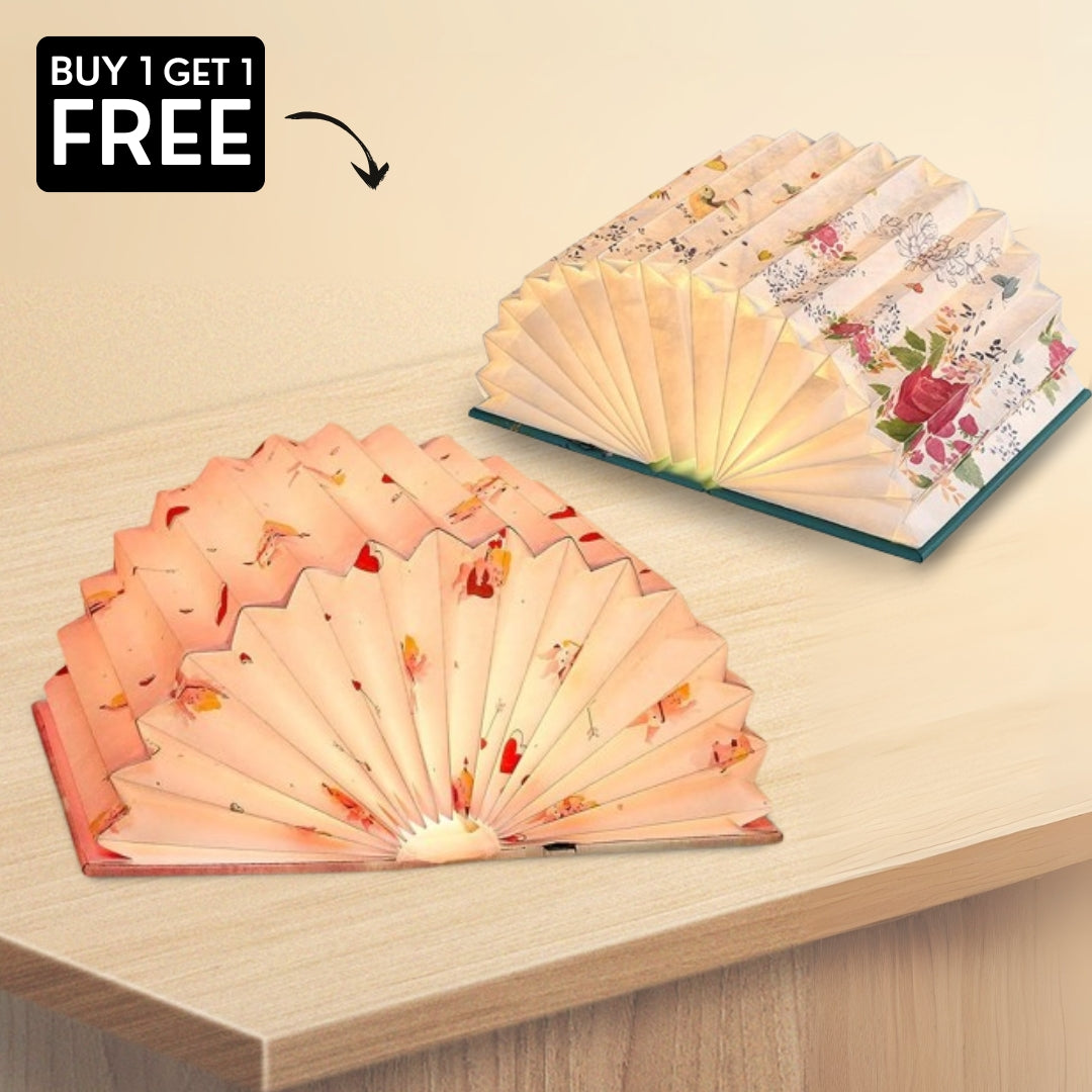 Elegant Wooden Folding Book Lamp™️