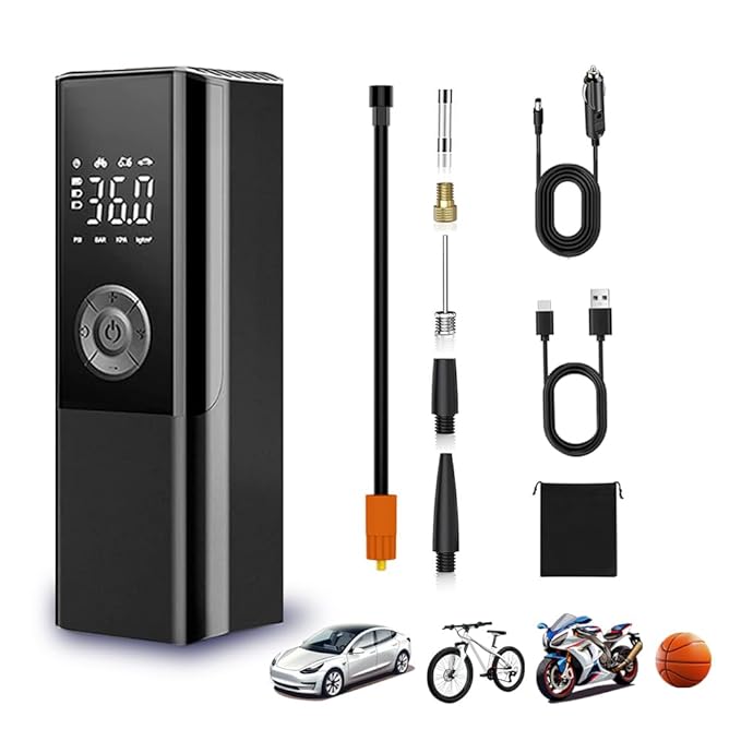 Rechargebale Cordless Air Pump™️ - With Pressure Gauge