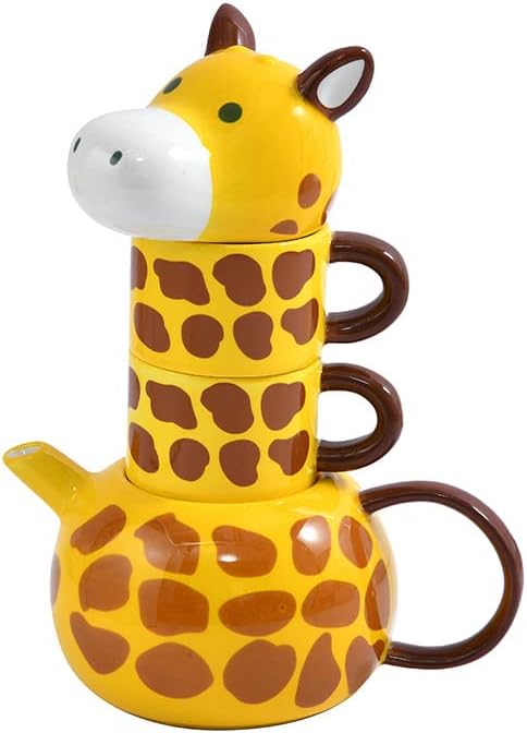 Giraffe Ceramic Tea Pot With 2 Tea Cups Set™️