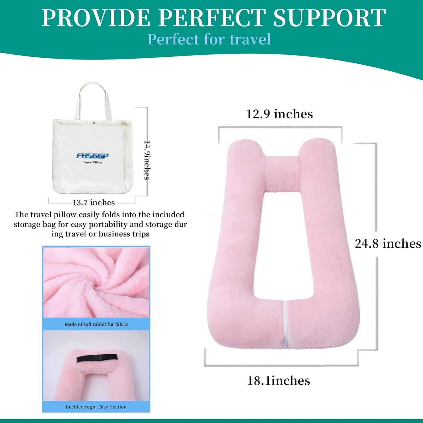 TravelEz™️ - Premium Travel Pillow Cushion