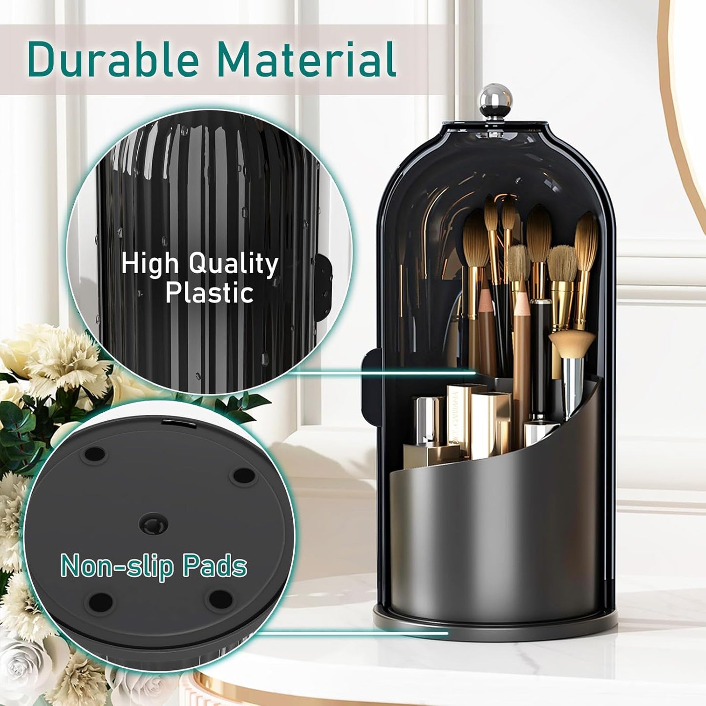 Dustproof Brush Holder & Organizer™️