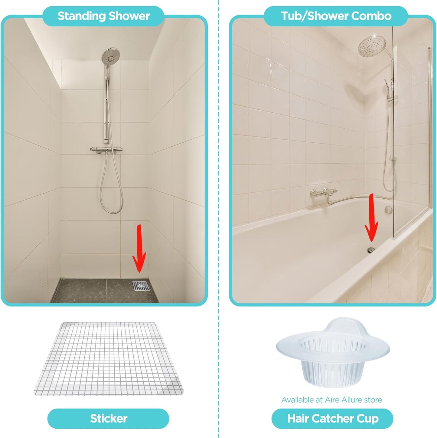 Disposable Drain Hair Catcher™️ - Pack of 100