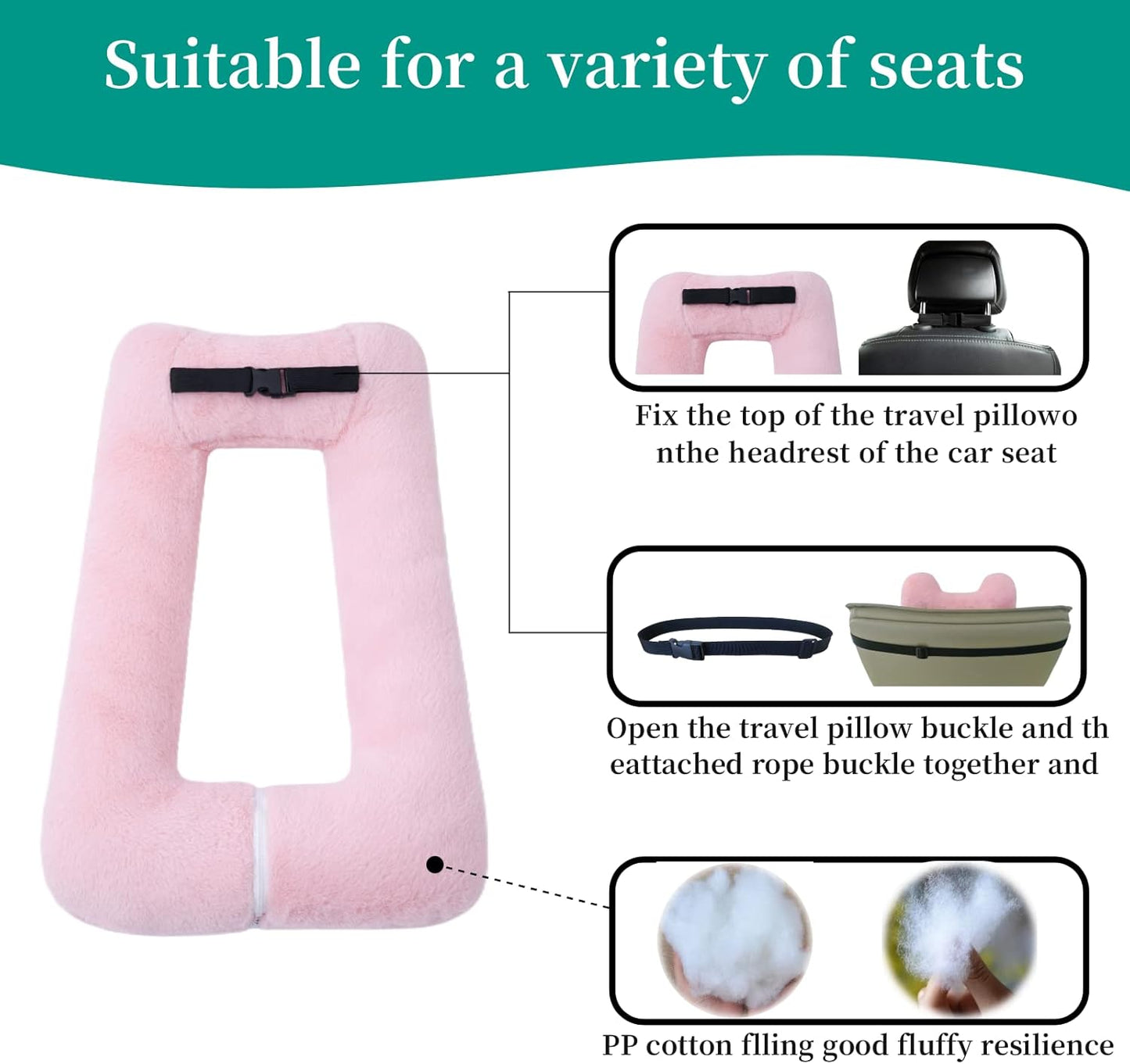 TravelEz™️ - Premium Travel Pillow Cushion