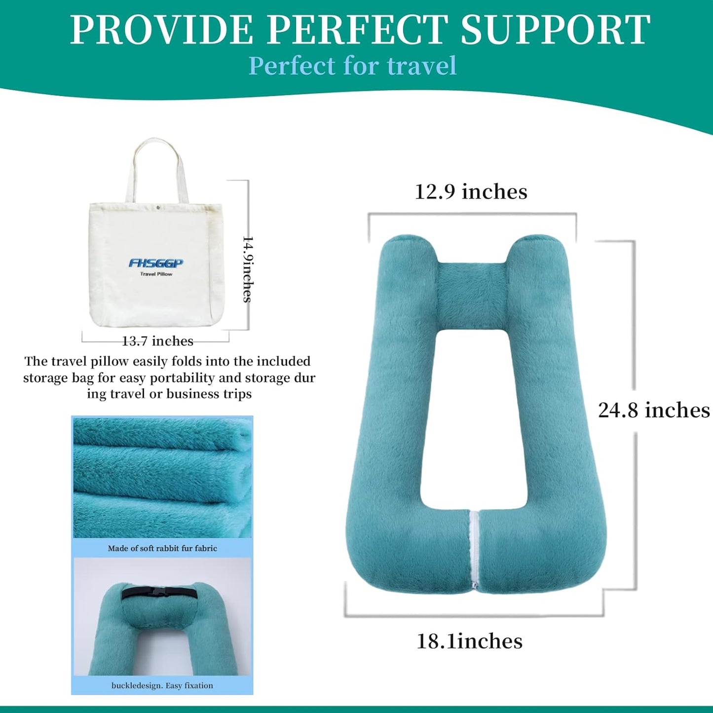 TravelEz™️ - Premium Travel Pillow Cushion