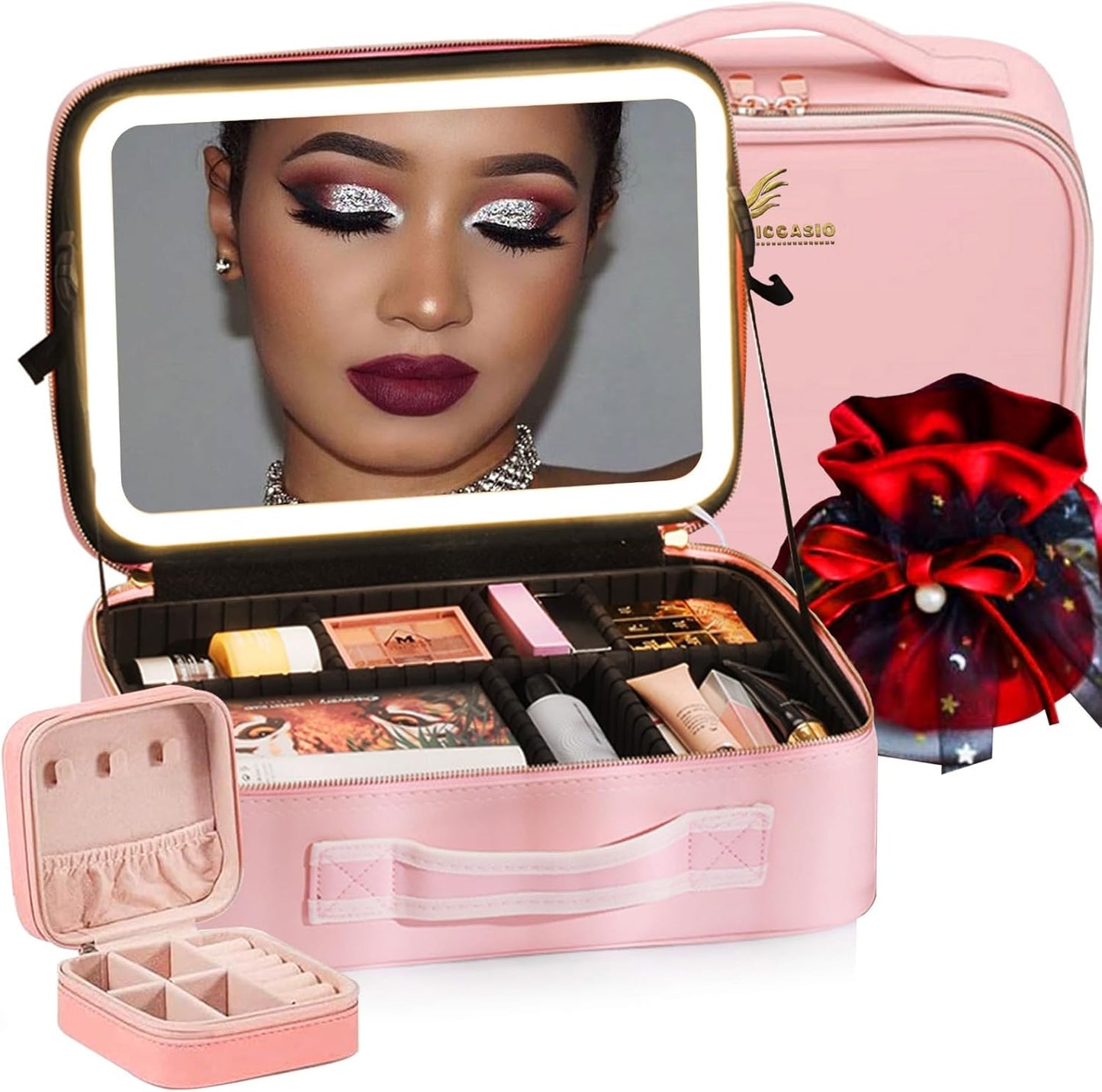 Travel Makeup Bag™️ - With LED Light