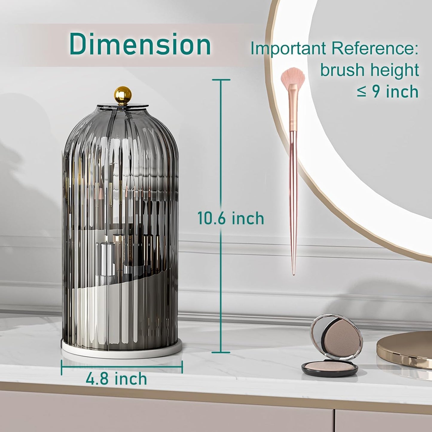 Dustproof Brush Holder & Organizer™️