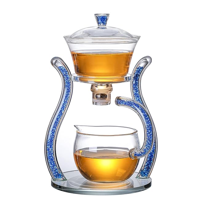 Glass Teapot Set™️ - With Automatic Drip