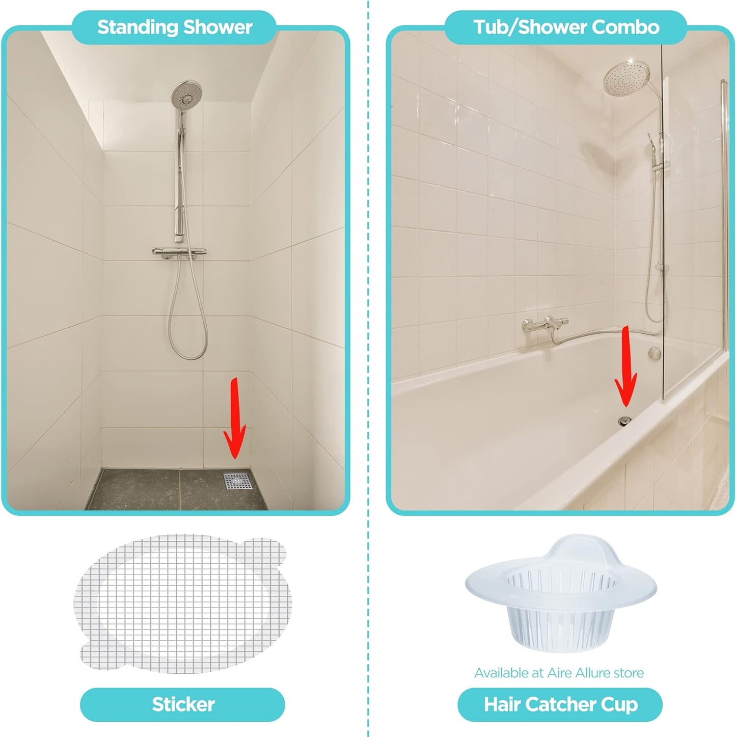 Disposable Drain Hair Catcher™️ - Pack of 100