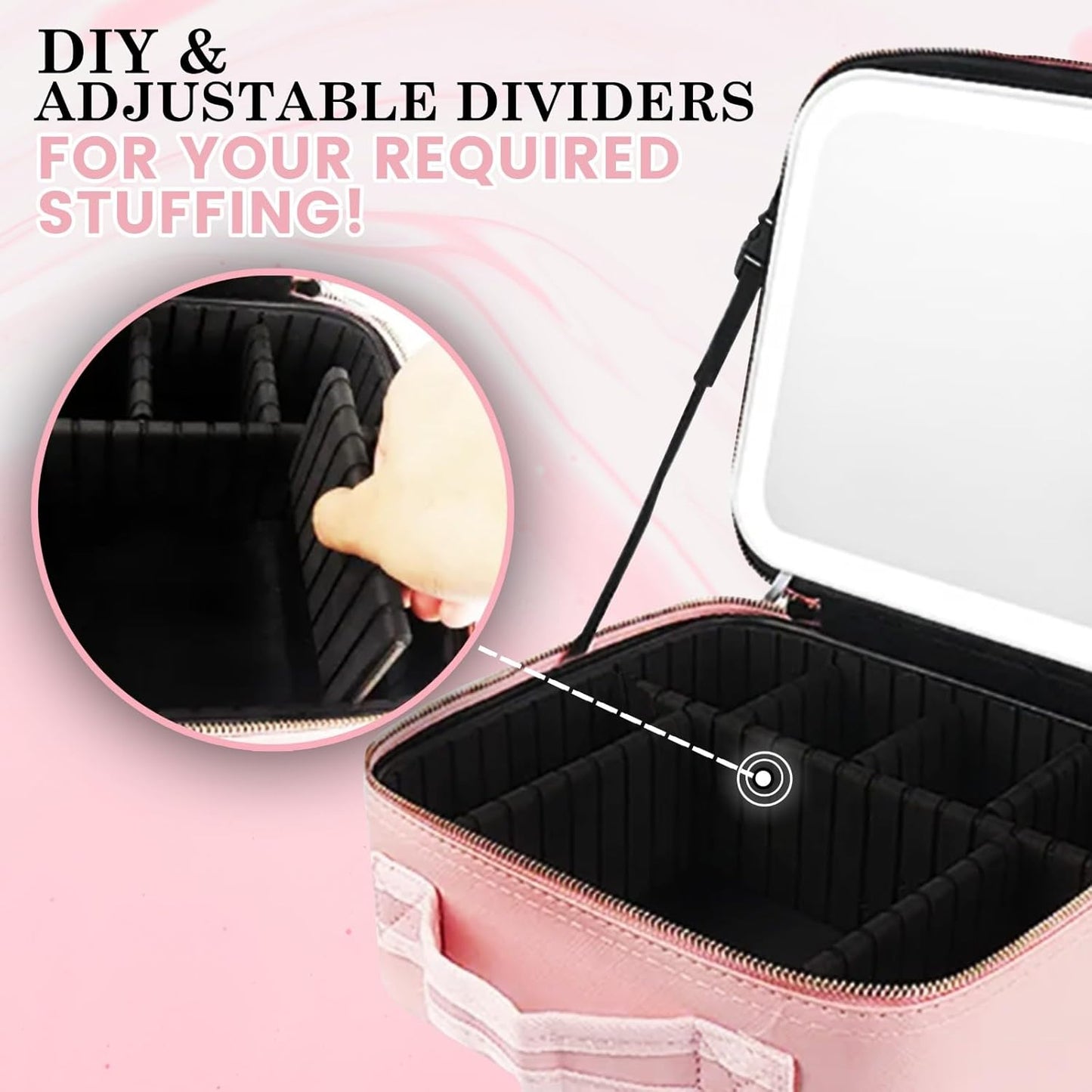 Travel Makeup Bag™️ - With LED Light