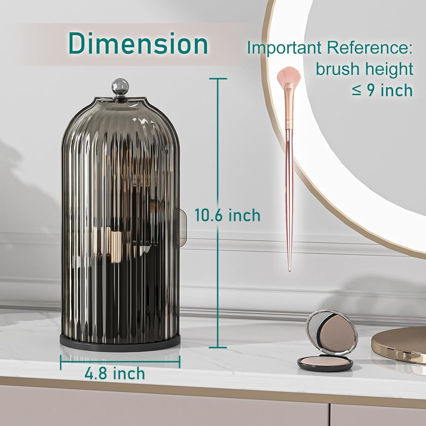 Dustproof Brush Holder & Organizer™️
