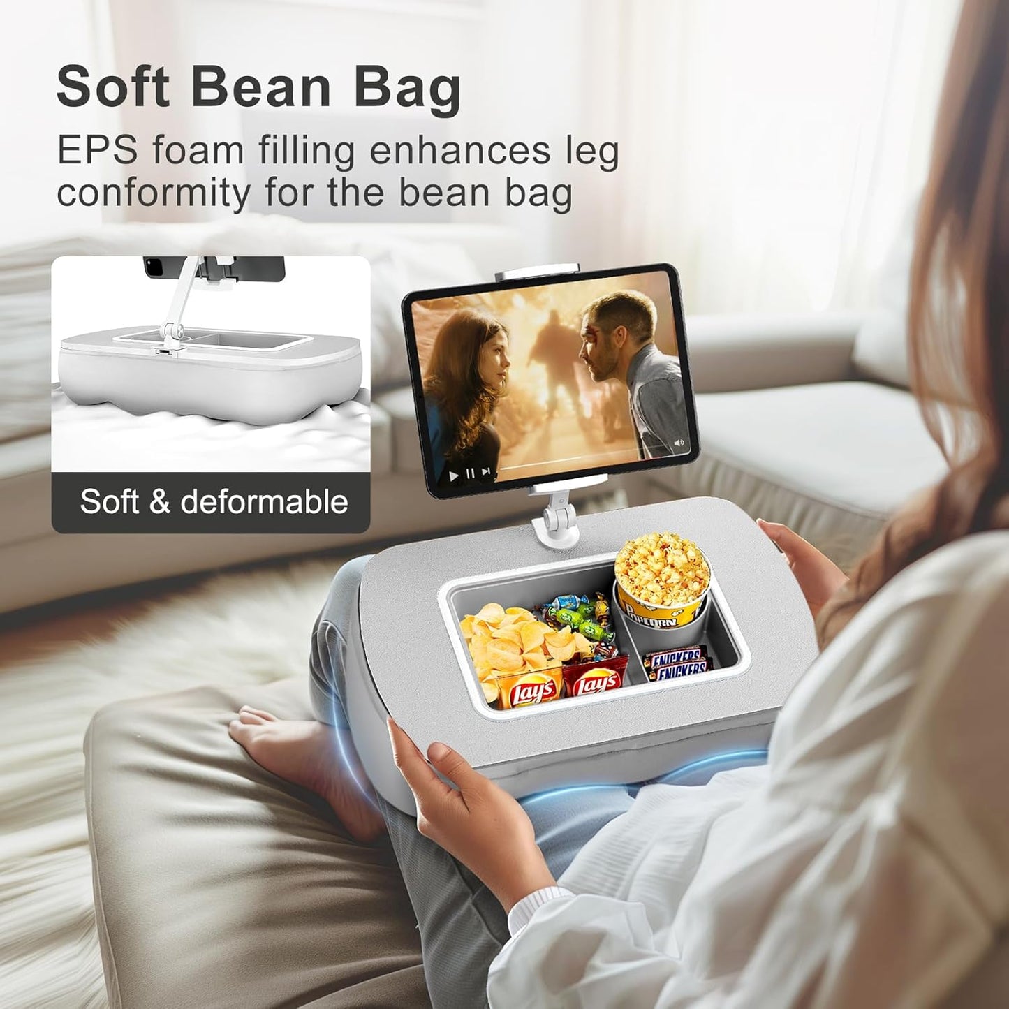 RelaxPro - Lap Beanbag Tablet Pillow Stand™️