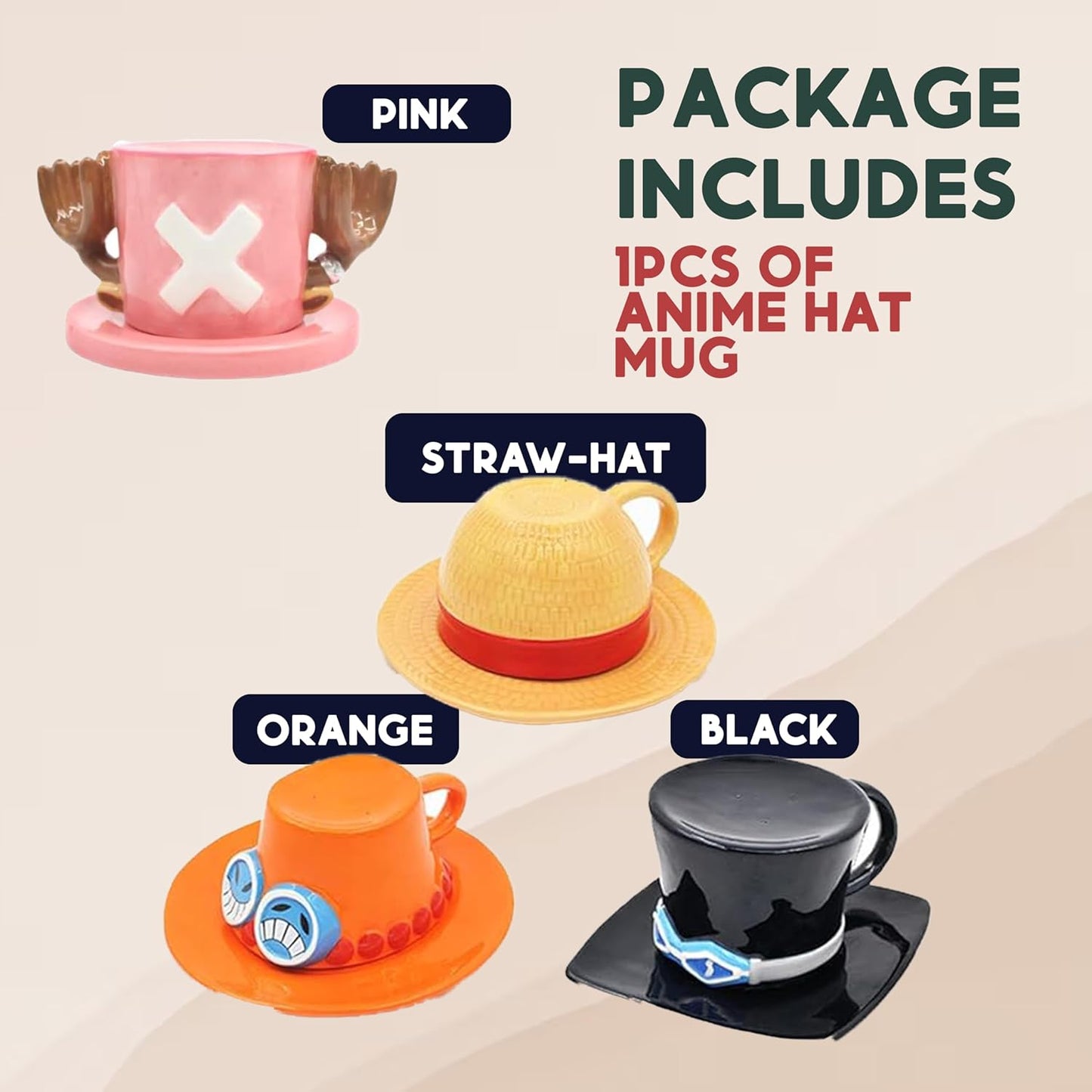 One-Piece Anime Straw Hat Mug™️