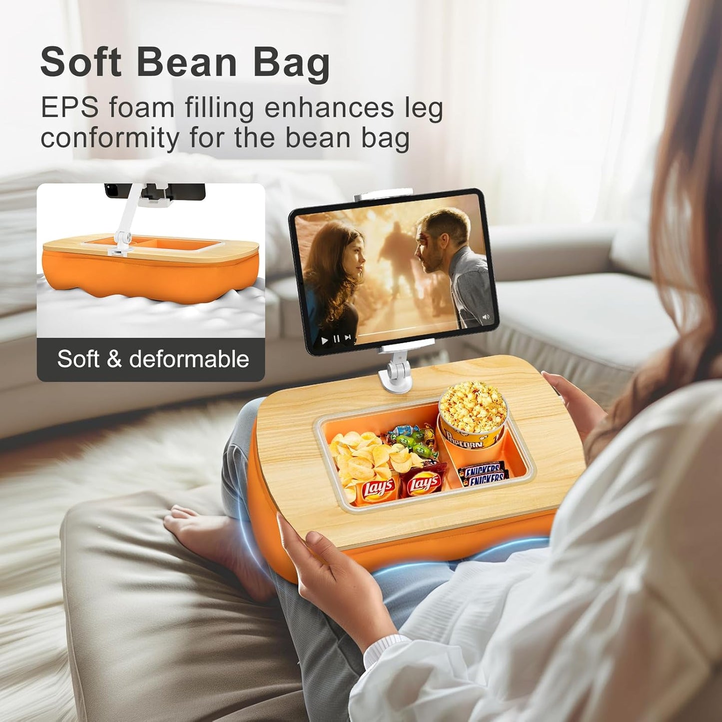RelaxPro - Lap Beanbag Tablet Pillow Stand™️