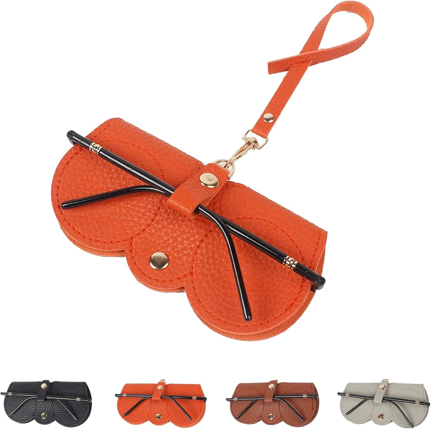 Luxe Faux-Leather Sunglasses Case™️