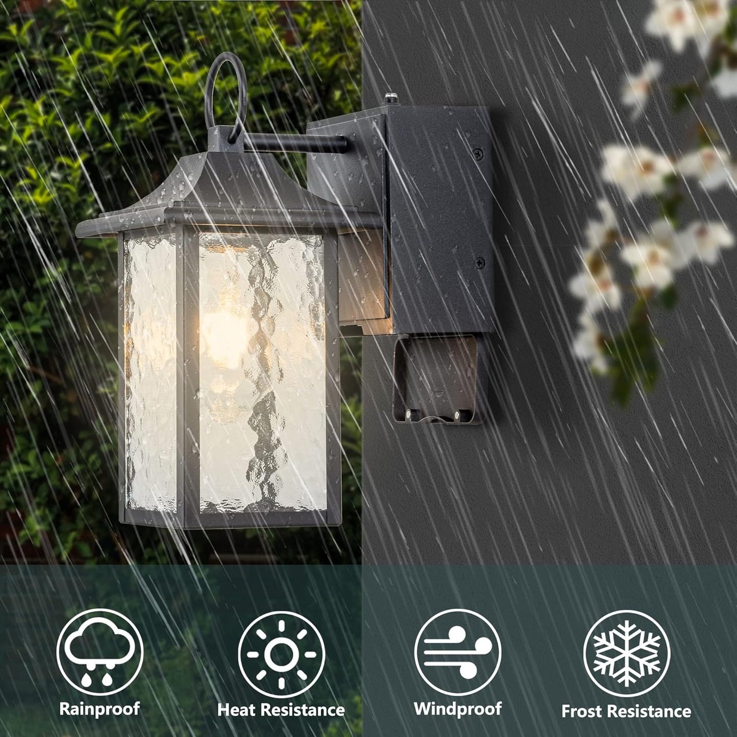 Decorative Outdoor Light With Outlet Plug™️