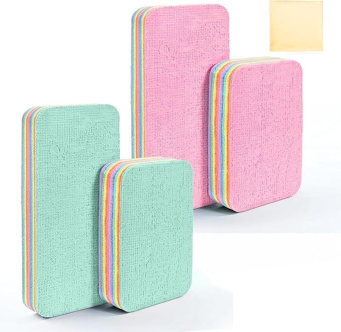 EasyClean 4 Pack 12-Layer Peelable Microfiber Sponge™️