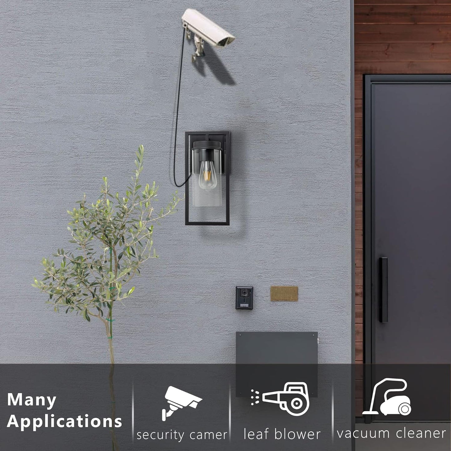 Decorative Outdoor Light With Outlet Plug™️