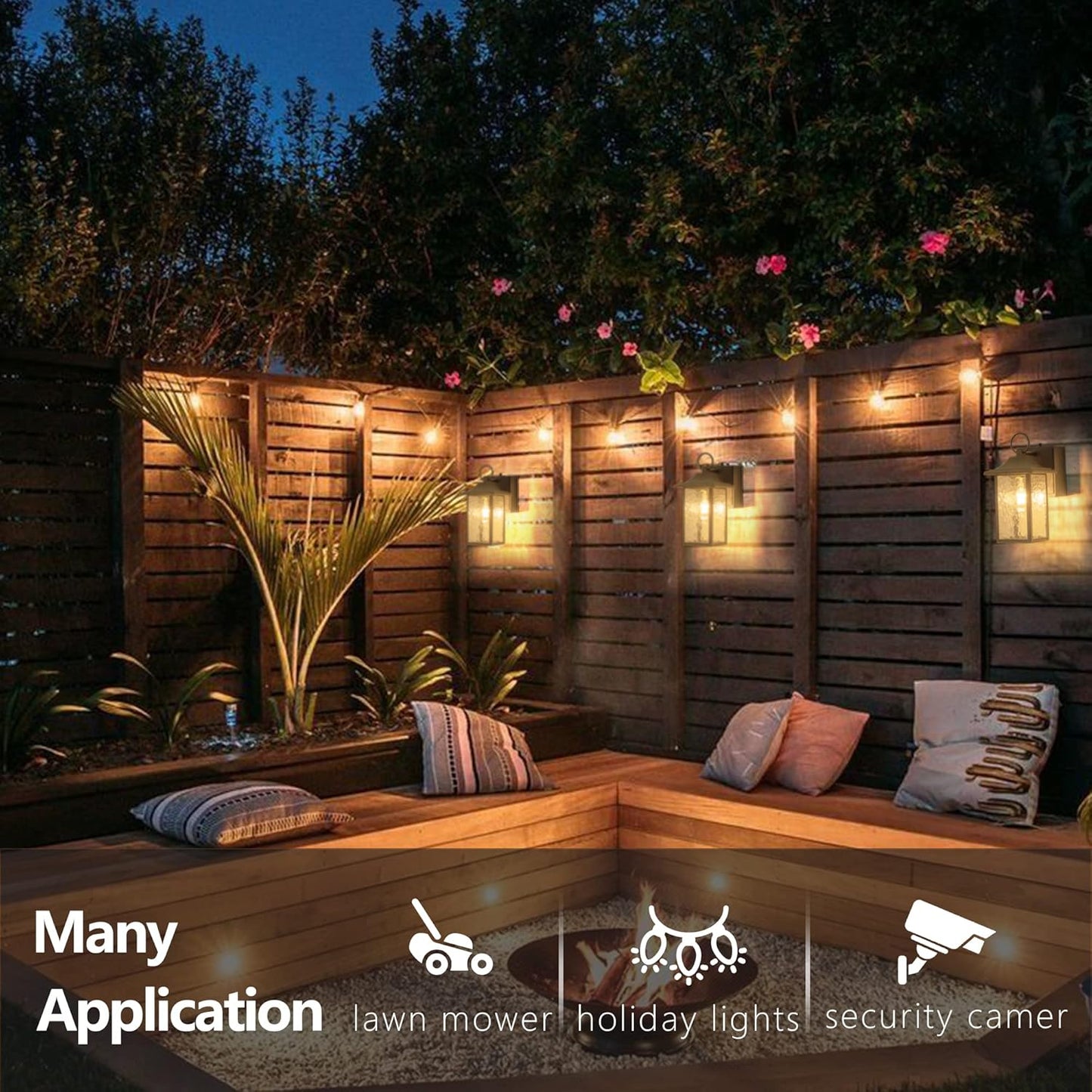 Decorative Outdoor Light With Outlet Plug™️