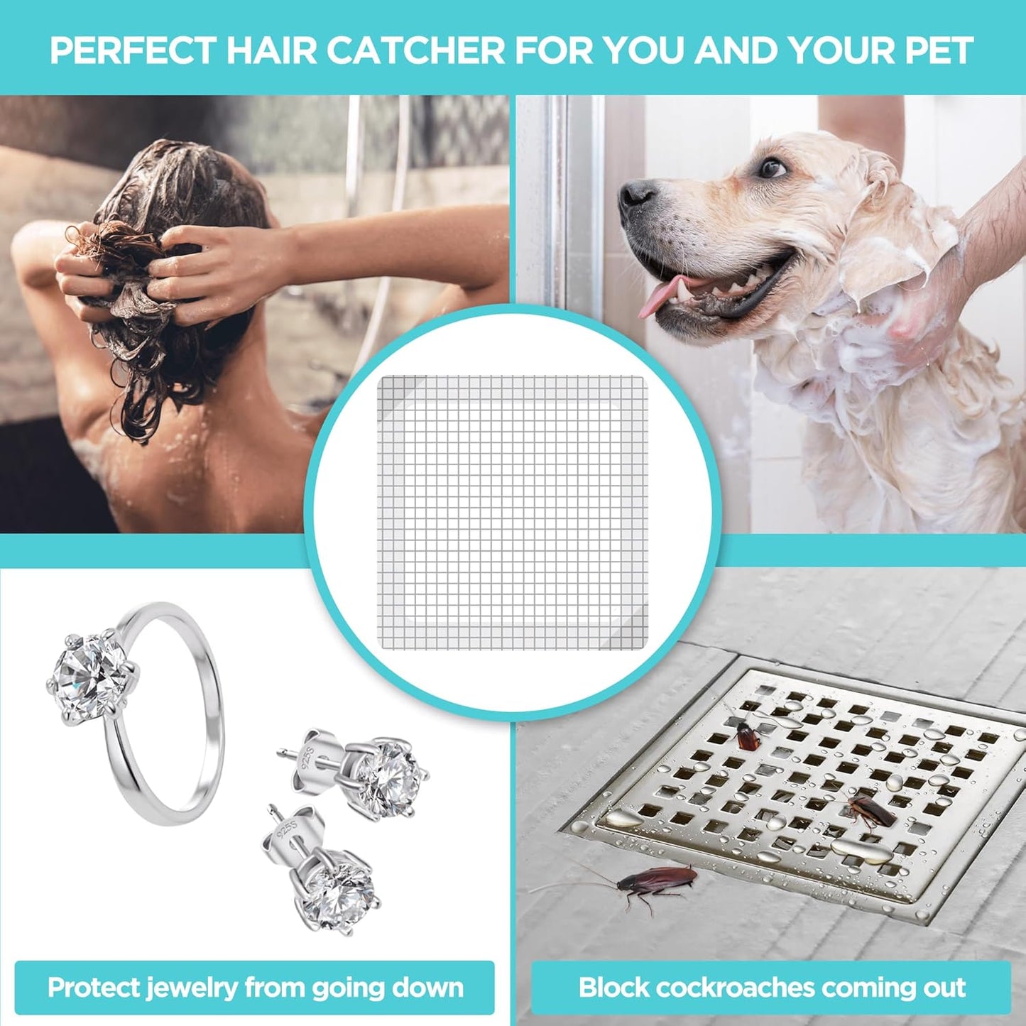 Disposable Drain Hair Catcher™️ - Pack of 100