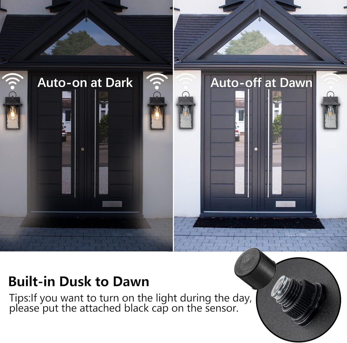 Decorative Outdoor Light With Outlet Plug™️