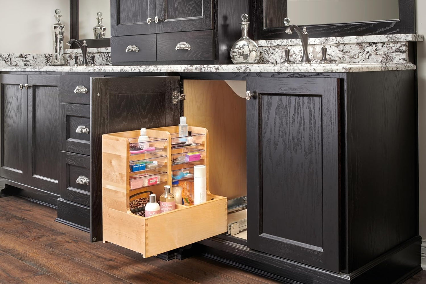 Wood Cabinet Storage Organizer™️