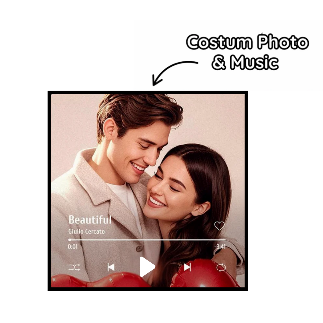 Custom Photo Magnet with Song™️