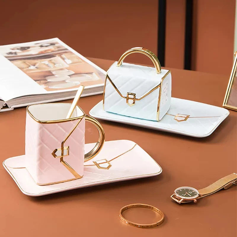 Cute Handbag Shaped Cup Set™️