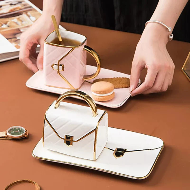 Cute Handbag Shaped Cup Set™️