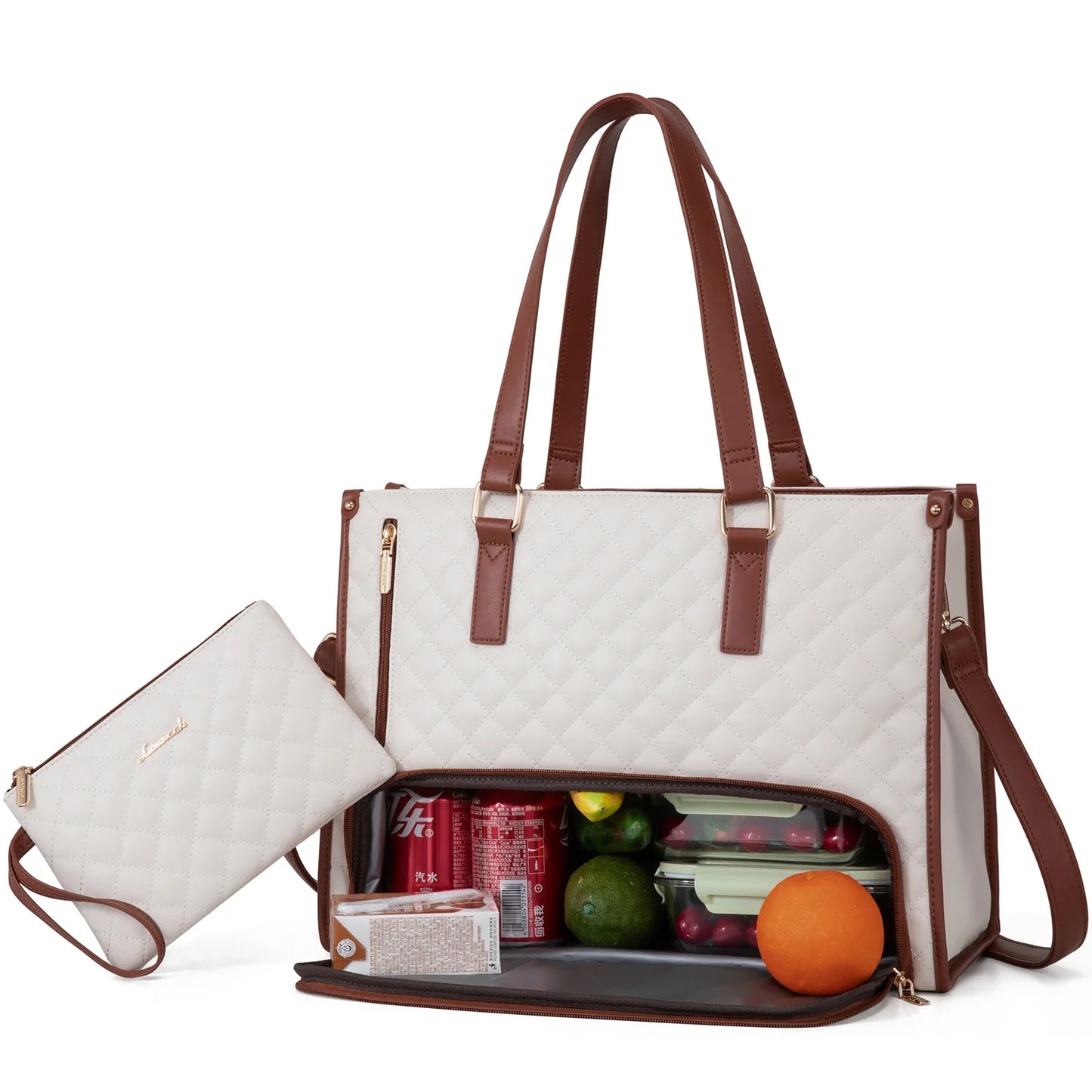 Leather Lunch Tote Bag™️