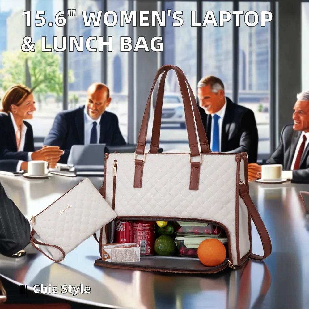 Leather Lunch Tote Bag™️