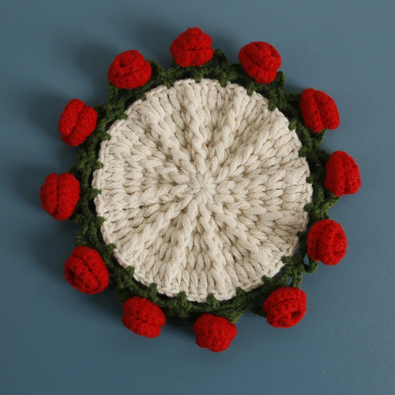 Handmade Wool Crochet Cup Holder™️