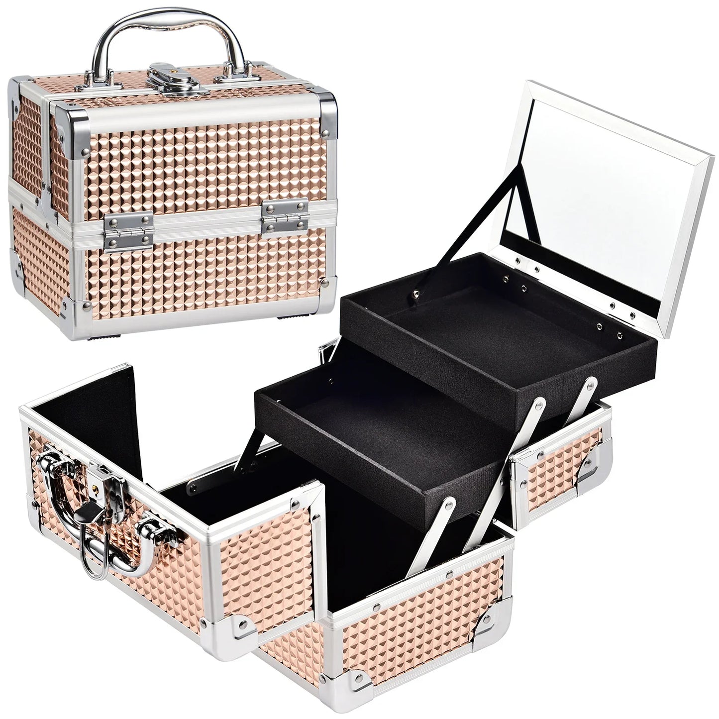 Aluminum Portable Makeup Case™️