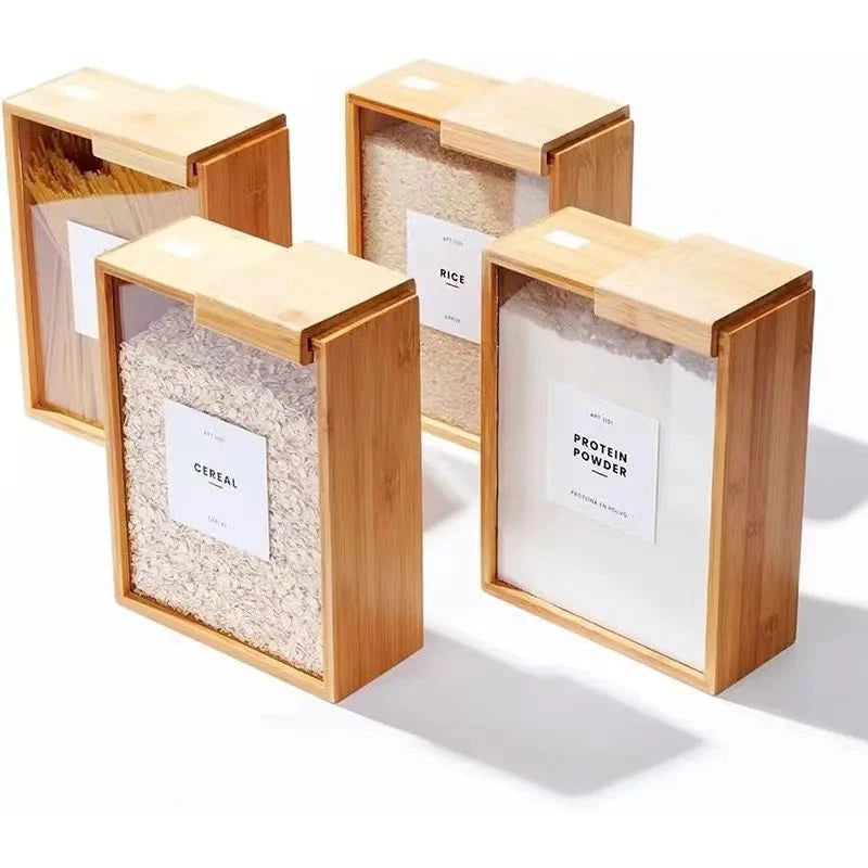 Premium Bamboo Food Organizer™️