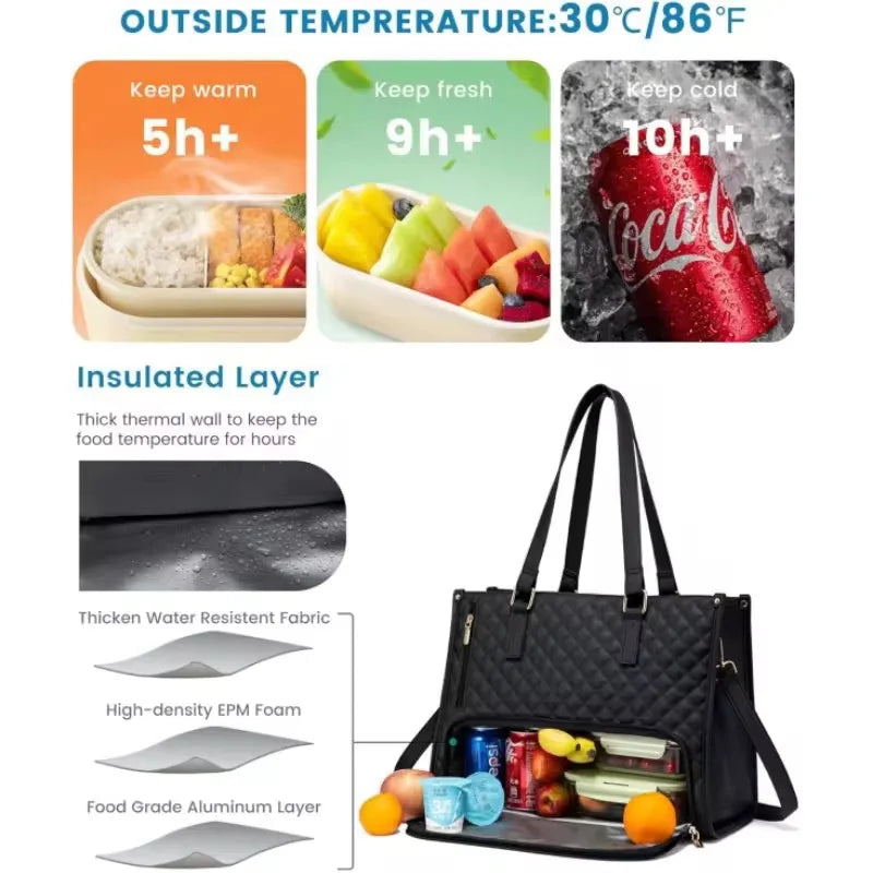 Leather Lunch Tote Bag™️