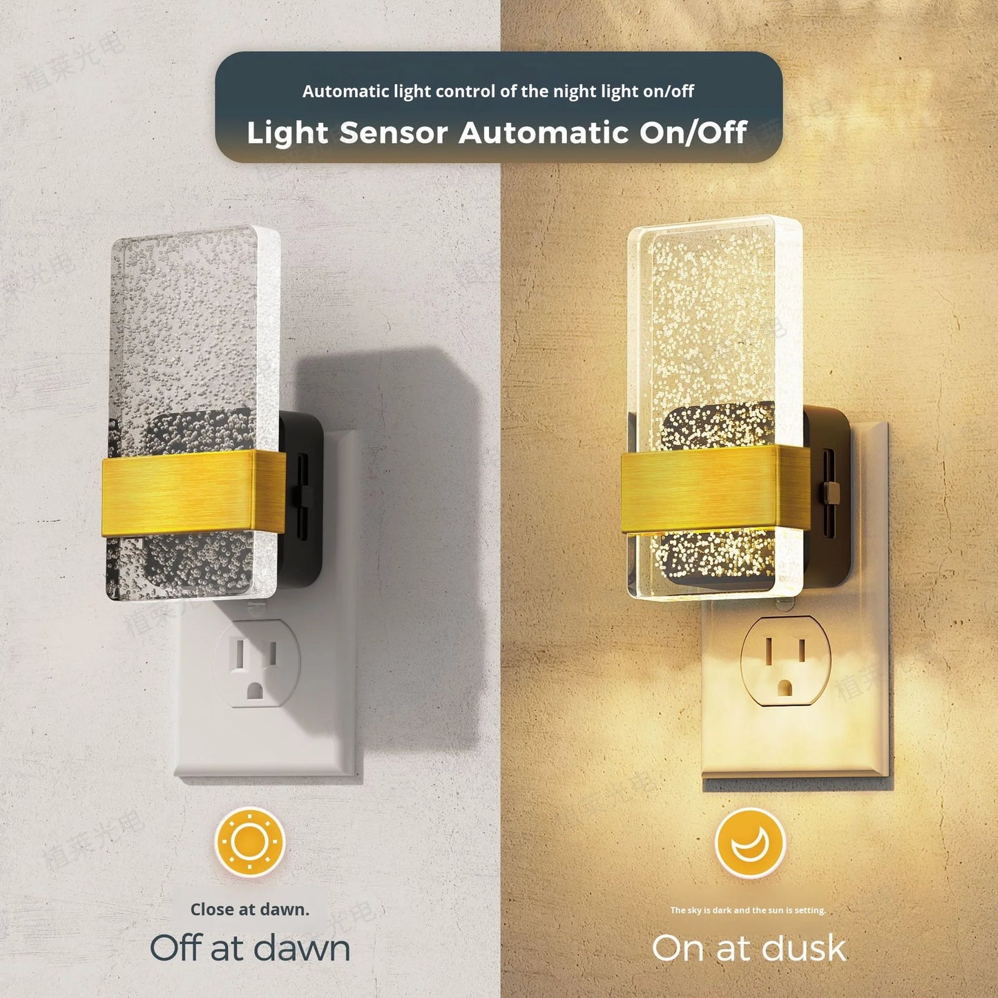 Luxury Pure Acrylic Dimmable LED Night Light™️