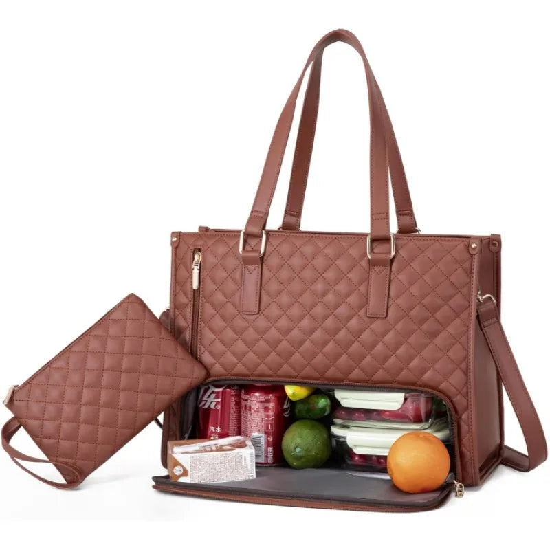 Leather Lunch Tote Bag™️