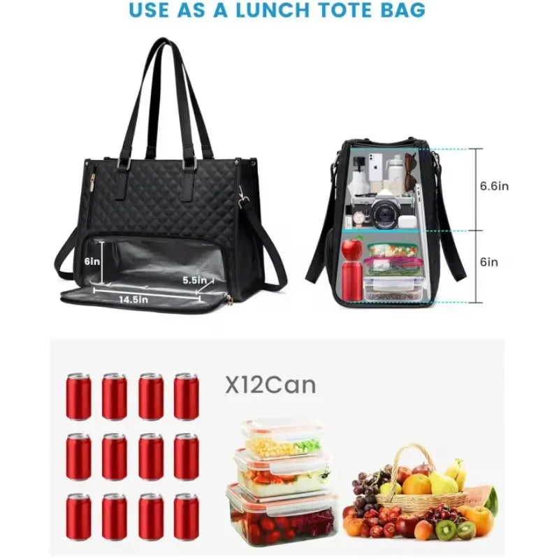 Leather Lunch Tote Bag™️