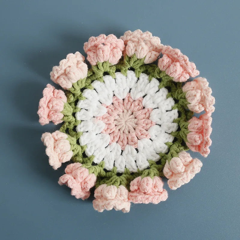 Handmade Wool Crochet Cup Holder™️