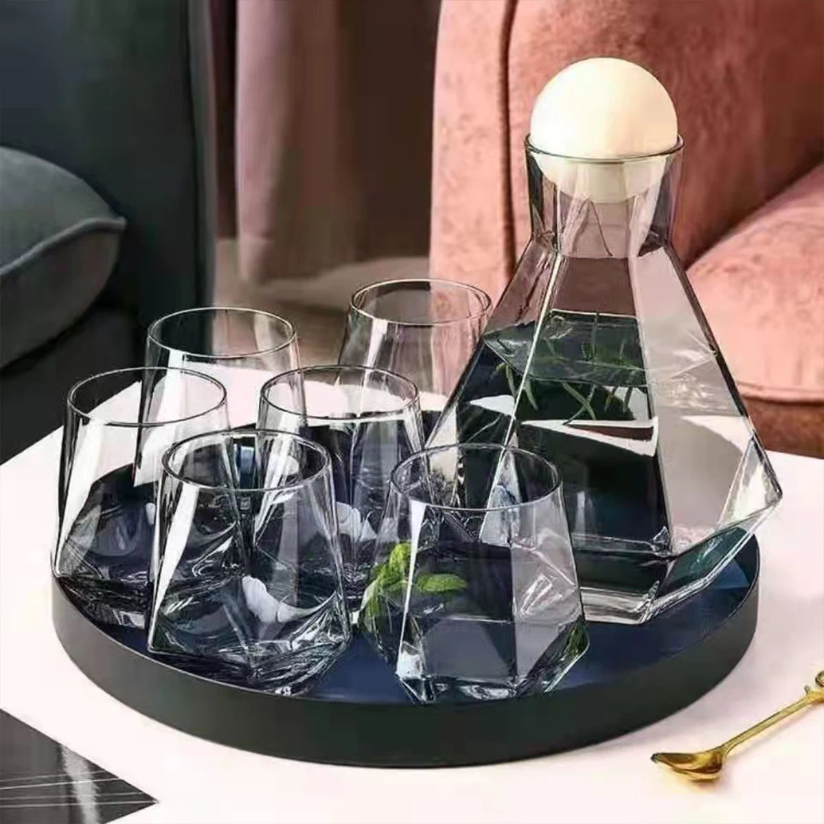 Diamond Glassware Tumbler Set™️