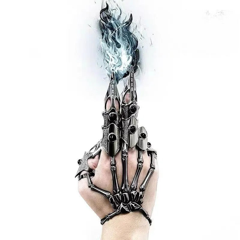 Necromantic Armor Skeleton Bracelet With Finger Claws™️
