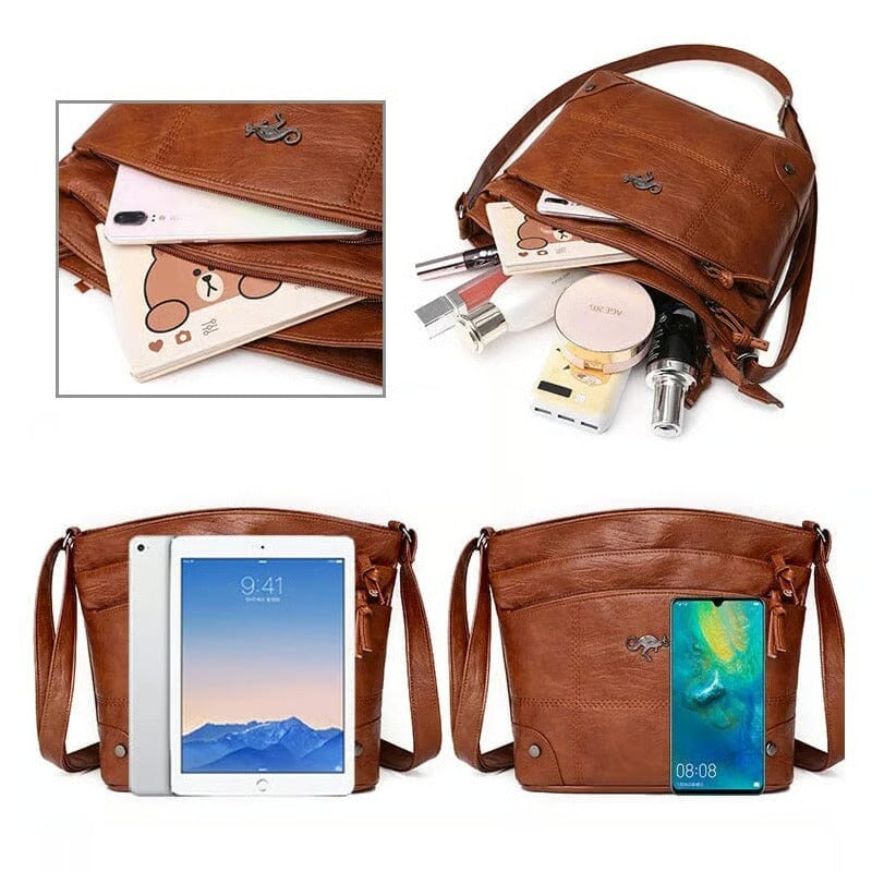 Soft Leather Multi-Pocket Bag™️