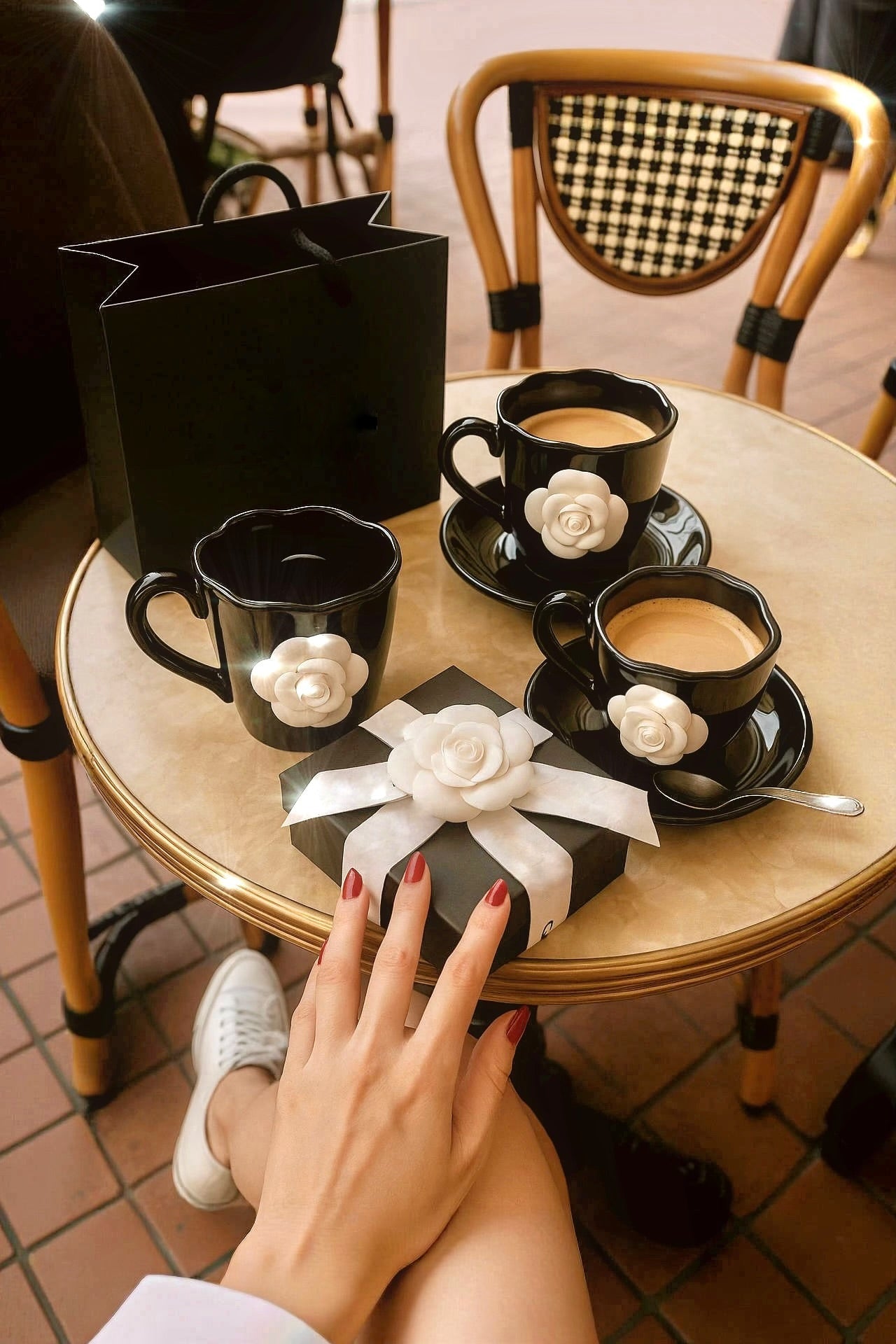 Camellia™️ Ceramic Tea/Coffee Cup - Set of 2