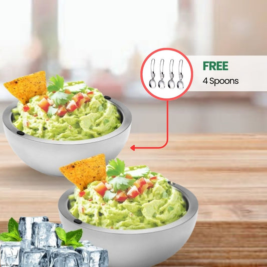 Insulated Hot/Cold Serving Bowl™️ - Pack of 2