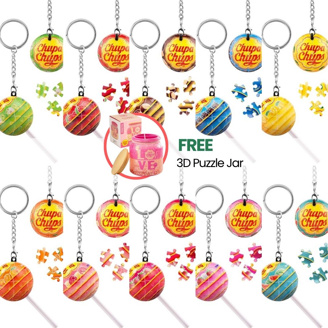 Chupa X 3D Puzzle Keychain™️