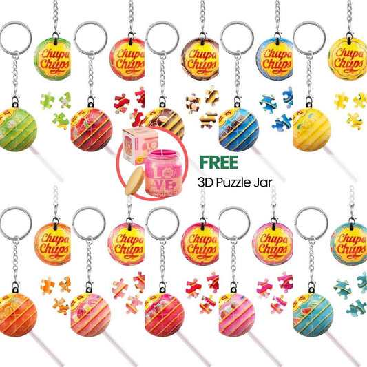 Chupa X 3D Puzzle Keychain™️