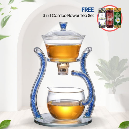Glass Teapot Set™️ - With Automatic Drip
