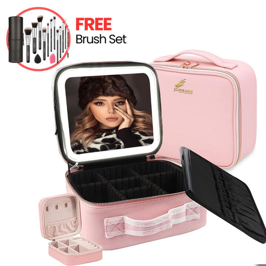 Travel Makeup Bag™️ - With LED Light