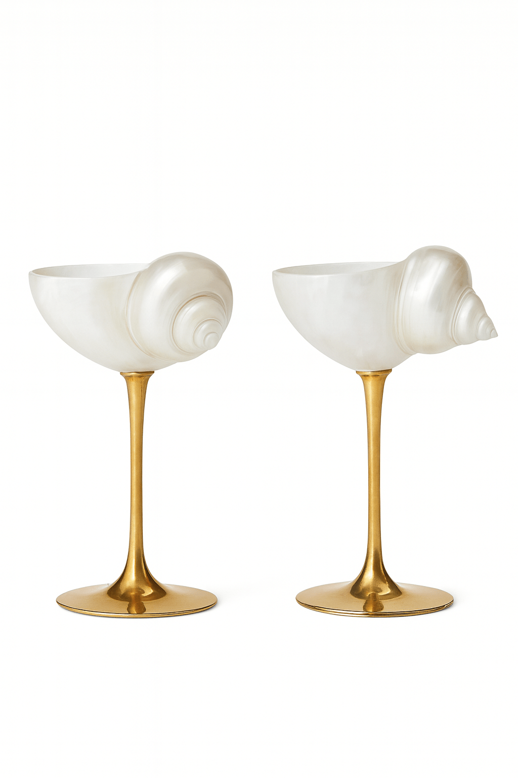 Seashell Enchanté Cup™️ - Set of 2 in Gold